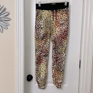 Extra belleza animal print jogger leggings one size
